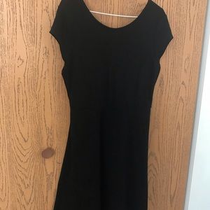 Black cotton dress